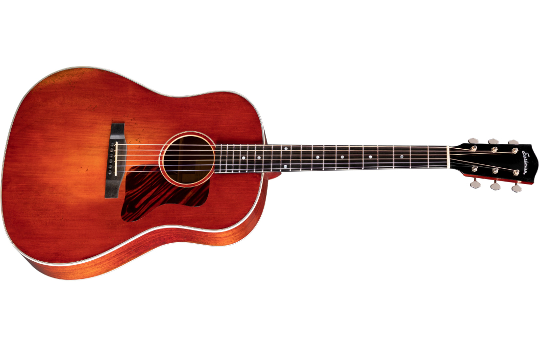 E10SS/v Dreadnought Acoustic Guitar with Hardshell Case - Antique Classic