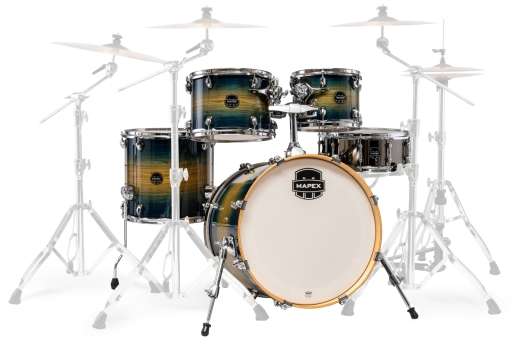 Mapex - Armory 5-Piece Shell Pack (20,10,12,14,SD) - Rainforest Burst