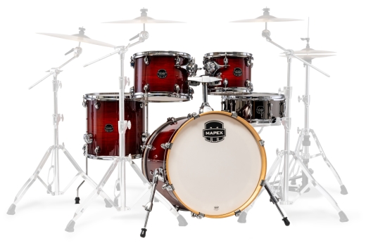 Mapex - Armory 5-Piece Shell Pack (20,10,12,14,SD) - Red Onyx Burst