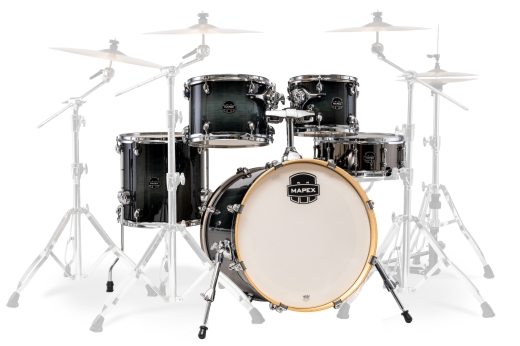 Mapex - Armory 5-Piece Shell Pack (20,10,12,14,SD) - Black Onyx Burst