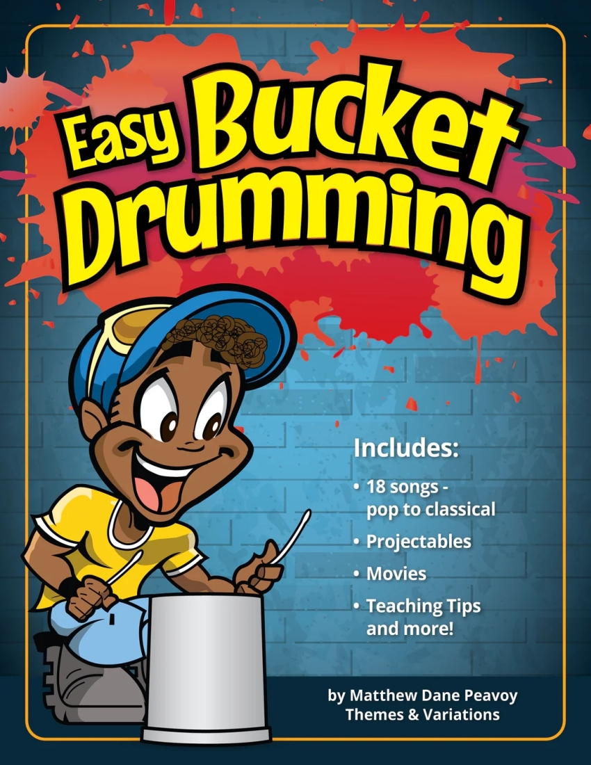 Easy Bucket Drumming (2nd Edition) - Peavoy - Book/Media Online