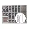 Wenger - AcoustiCabinet with 10 Large Compartments and Waterfall Grille Door - Oyster