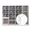 Wenger - AcoustiCabinet with 6 Large Compartments, Bottom Compartment and Waterfall Grille Door - Oyster