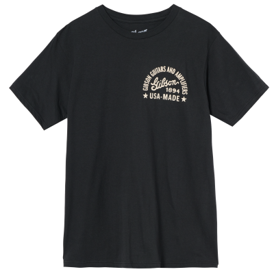 Gibson - USA-Made Tee, Dark Gray - Medium