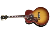 Gibson - SJ-200 Standard Rosewood Jumbo Acoustic\/Electric Guitar with Hardshell Case - Rosewood Burst (Left Handed)