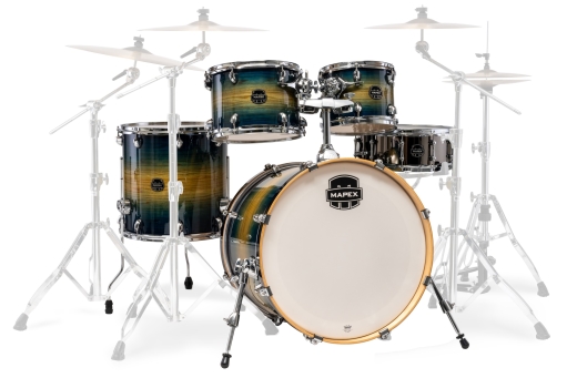 Mapex - Armory 5-Piece Shell Pack (22,10,12,16,SD) - Rainforest Burst
