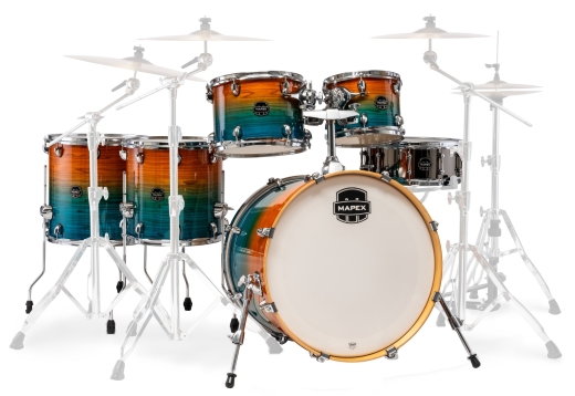 Mapex - Armory 6-Piece Shell Pack (22,10,12,14,16,SD) - Ocean Sunset