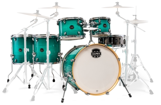Mapex - Armory 6-Piece Shell Pack (22,10,12,14,16,SD) - Jade Stone Burst
