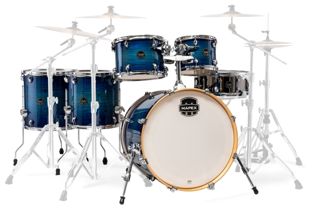 Armory 6-Piece Shell Pack (22,10,12,14,16,SD) - Blue Wave Burst