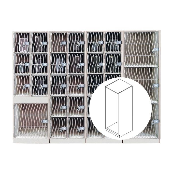 AcoustiCabinet with Full Waterfall Grille Door - Oyster