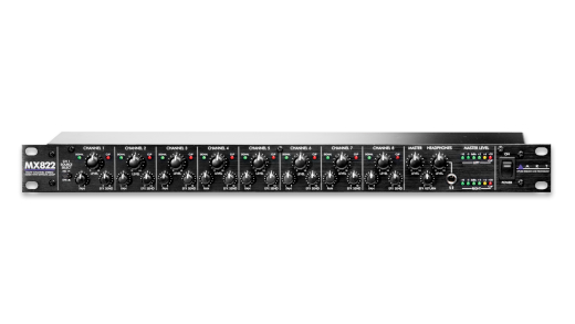 8 Channel Stereo Rackmount Mixer