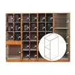 "Wenger - AcoustiCabinet with 2 Large Compartments and Waterfall Grille Door - Cherry"