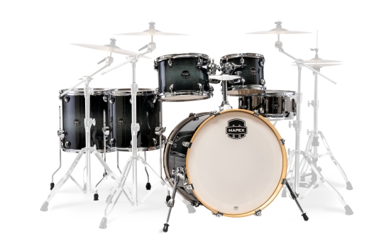 Mapex - Armory 6-Piece Shell Pack (22,10,12,14,16,SD) - Black Onyx Burst