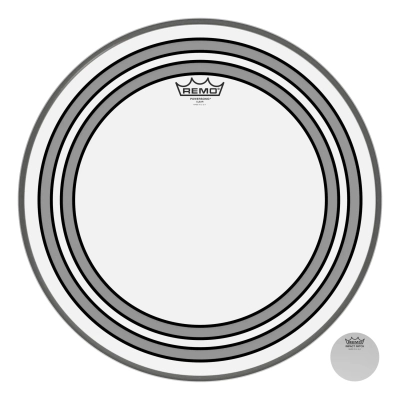 Remo - Powersonic Clear Bass Drum Head - 18