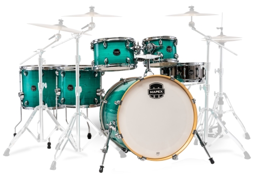 Mapex - Armory 6-Piece Shell Pack (22,10,12,14,16,SD) - Jade Stone Burst Fast Toms