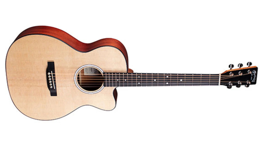 Martin Guitars - 000CJr-10E Spruce/Sapele Acoustic/Electric Guitar with Gigbag