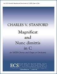 Magnificat & Nunc Dimittis in C, op. 115 - Stanford - SATB