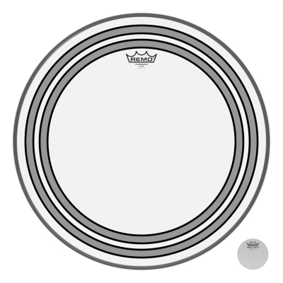 Remo - Powersonic Clear Bass Drum Head - 20