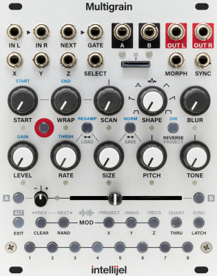 Intellijel - Multigrain 3U Stereo Morphing Granular Sampler
