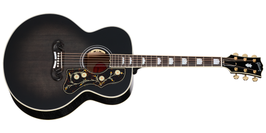 Gibson - SJ-200 Standard Acoustic/Electric Guitar with Hardshell Case - Cobra Burst