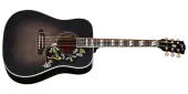 Gibson - Hummingbird Standard Acoustic\/Electric Guitar with Hardshell Case - Cobra Burst