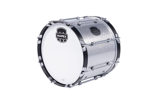 Mapex Marching - Quantum Mark II 18x14 Bass Drum - Crystal Sparkle