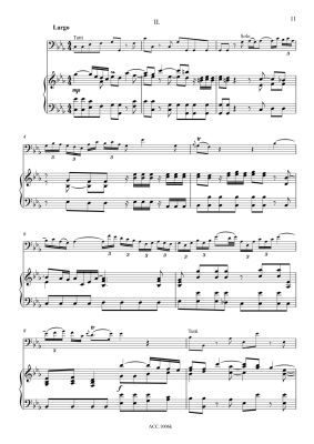 Concerto in G Minor - Molter/Holder - Bassoon/Piano Reduction - Book