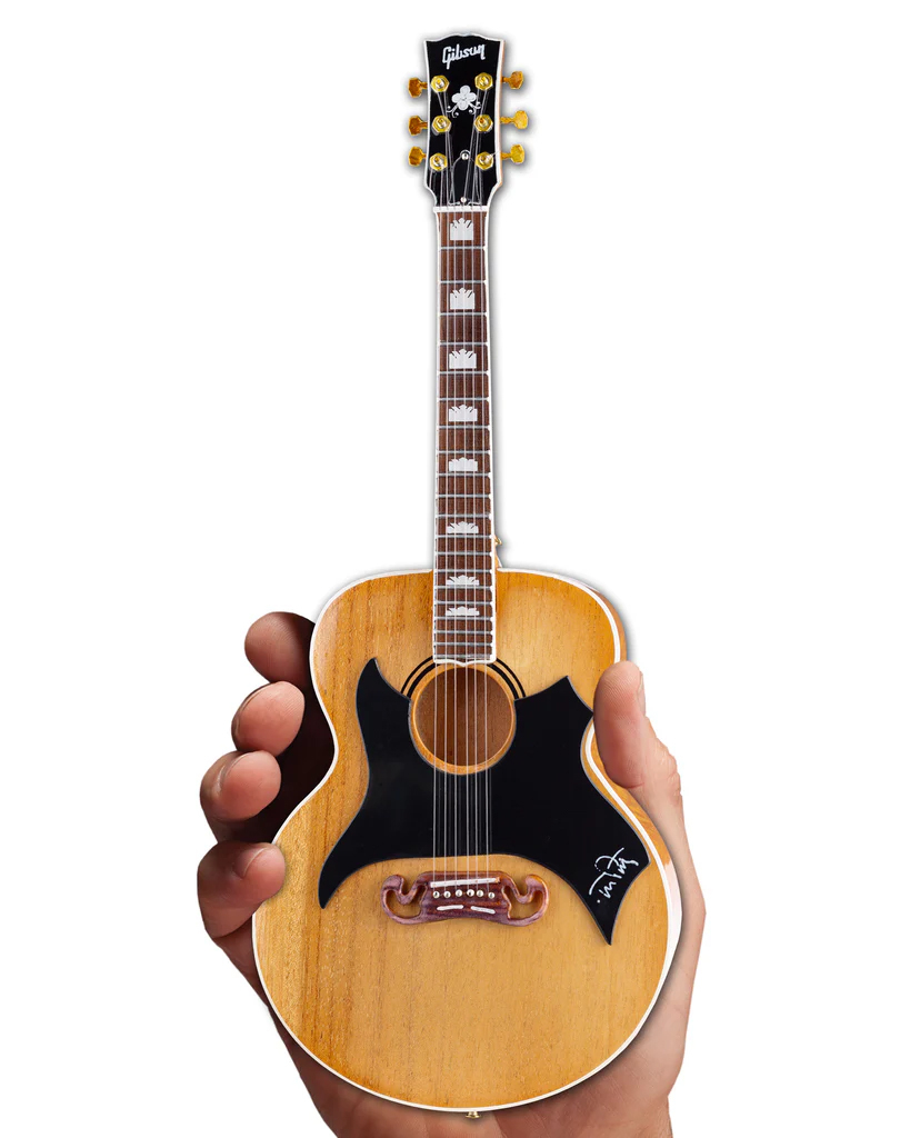 Tom Petty Gibson SJ-200 Wildflower Antique Natural Mini Guitar Replica