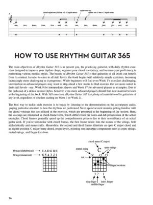 Rhythm Guitar 365 - Nelson - Book/Audio Online