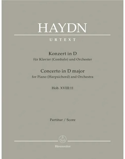 Piano Concerto in D major Hob. XVIII:11 - Haydn/Walter/Wackernagel - Piano/Orchestra - Score