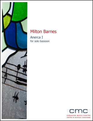 Canadian Music Centre - Anerca I - Barnes - Solo Bassoon - Book