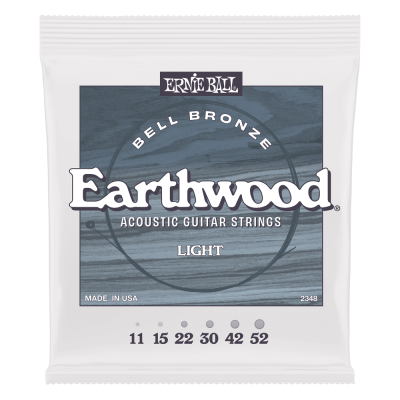 Ernie Ball - Earthwood Bell Bronze Acoustic Guitar Strings - Light (11-52)