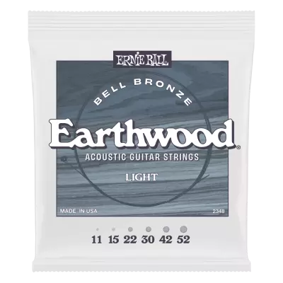 Ernie Ball - Earthwood Bell Bronze Acoustic Guitar Strings - Light (11-52)
