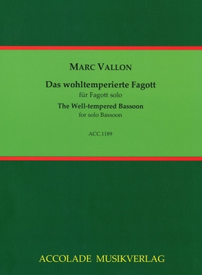 Accolade Musikverlag - The Well-Tempered Bassoon - Bach/Vallon - Bassoon - Book