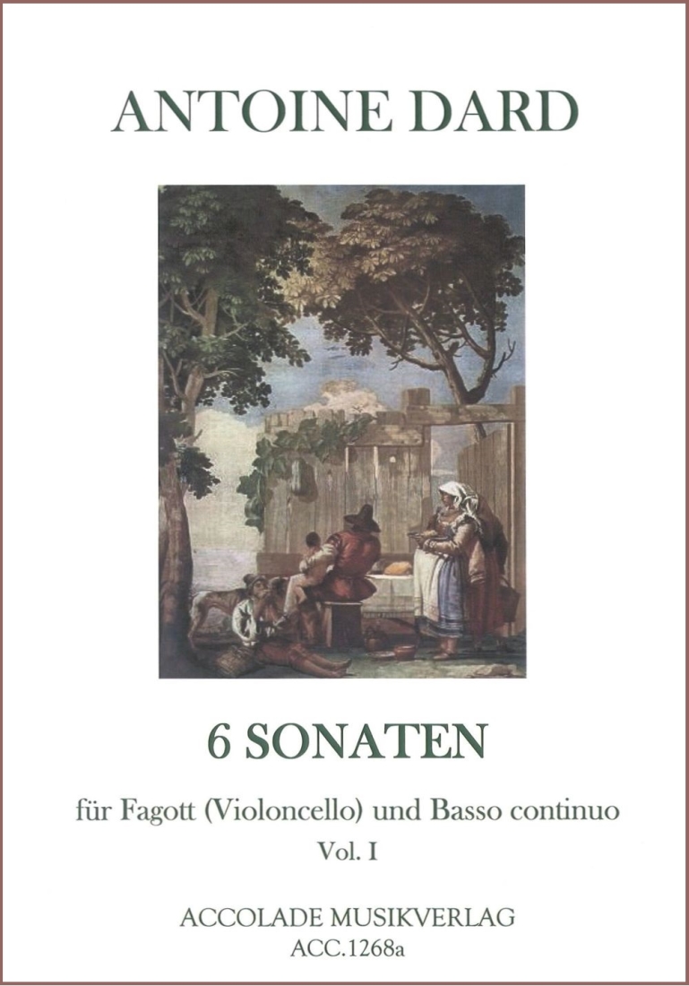 Six Sonatas, Vol.1 - Dard/Rapoport - Bassoon/Basso Continuo - Book