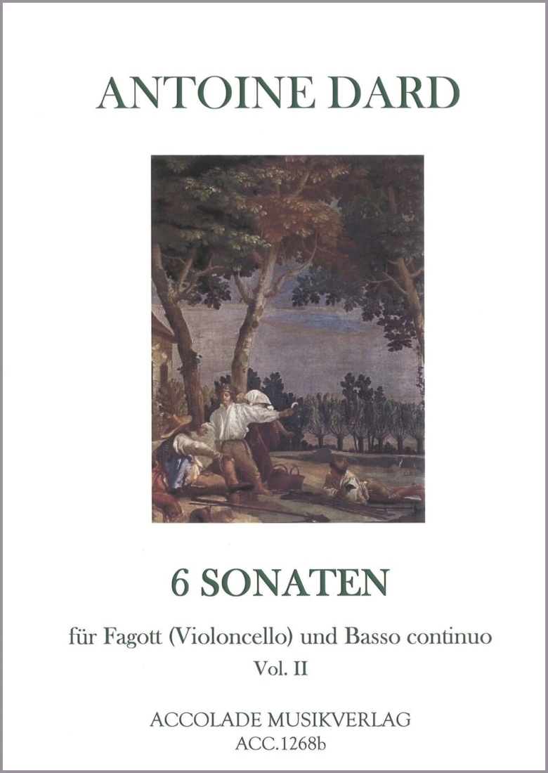 Six Sonatas, Vol.2 - Dard/Rapoport - Bassoon/Basso Continuo - Book