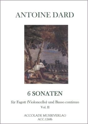 Accolade Musikverlag - Six Sonatas, Vol.2 - Dard/Rapoport - Bassoon/Basso Continuo - Book