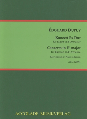 Accolade Musikverlag - Concerto in E-flat Major - Dupuy/Colombo - Bassoon/Piano - Book