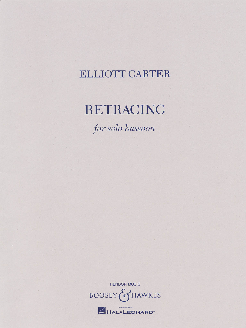 Retracing - Carter - Bassoon - Book