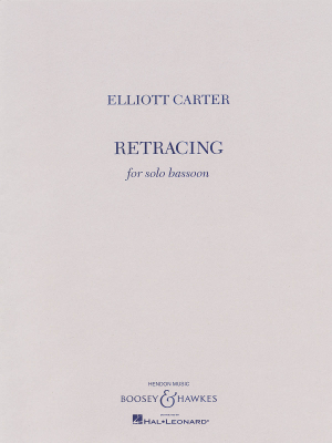Boosey & Hawkes - Retracing - Carter - Bassoon - Book