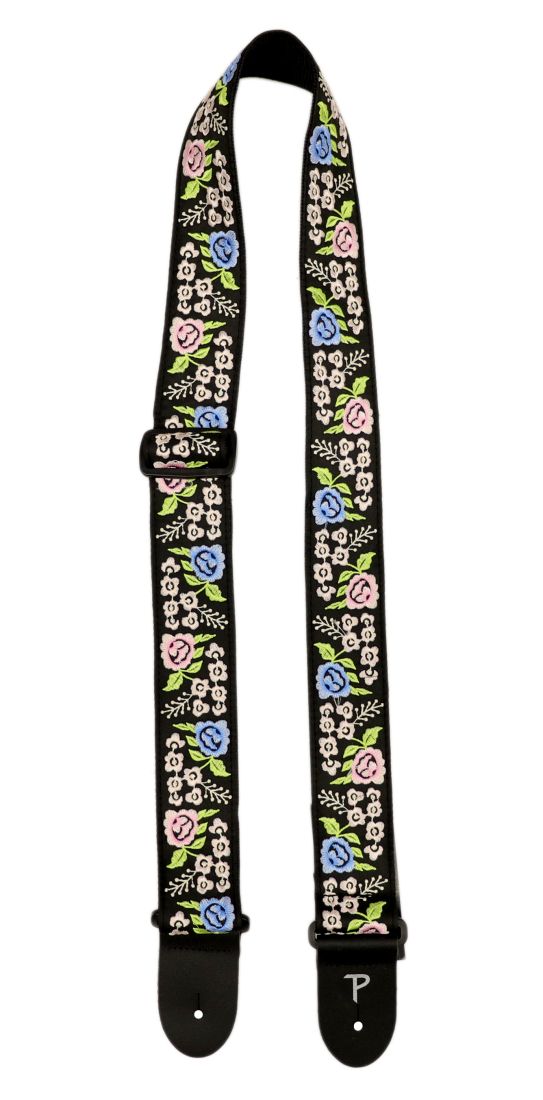 2\'\' Jacquard Guitar Strap - Vintage Floral