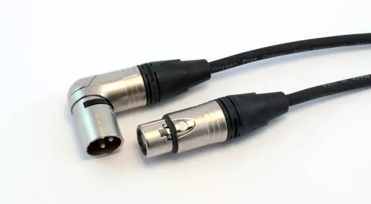 Yorkville Sound - Standard Series Microphone Cable - 90 degree male - 25 foot