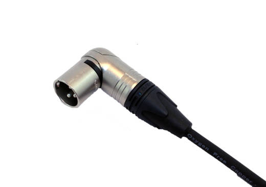 Standard Series Microphone Cable - 90 degree male - 25 foot