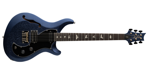 PRS Guitars - S2 Vela Semi-Hollow Satin Electric Guitar with Gigbag - Metallic Midnight