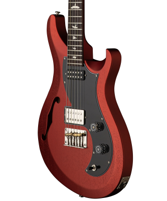 S2 Vela Semi-Hollow Satin Electric Guitar with Gigbag - Red Apple Metallic