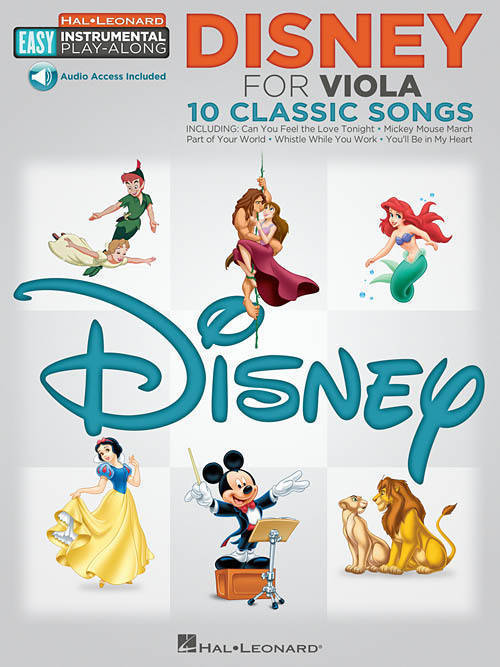 Disney For Viola-Easy Instrumental Play-Along - Book/On-line Audio Tracks