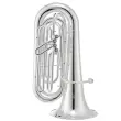 Jupiter - JTU1010S 1000 Series 4 Valve Bb Tuba - Silver-Plated