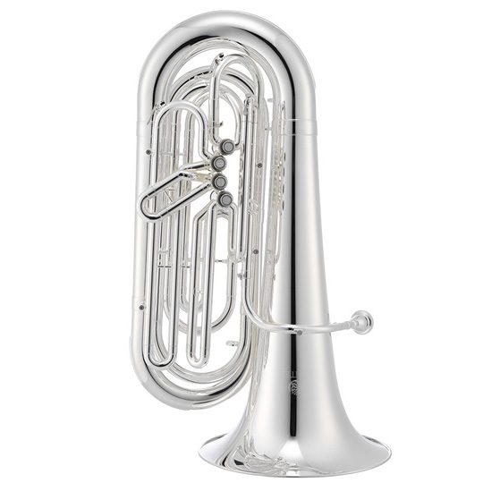 JTU1010S 1000 Series 4 Valve Bb Tuba - Silver-Plated