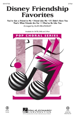 Hal Leonard - Disney Friendship Favorites (Medley) - Billingsley - 2pt