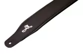 Bass Guitar Leather Strap - Black